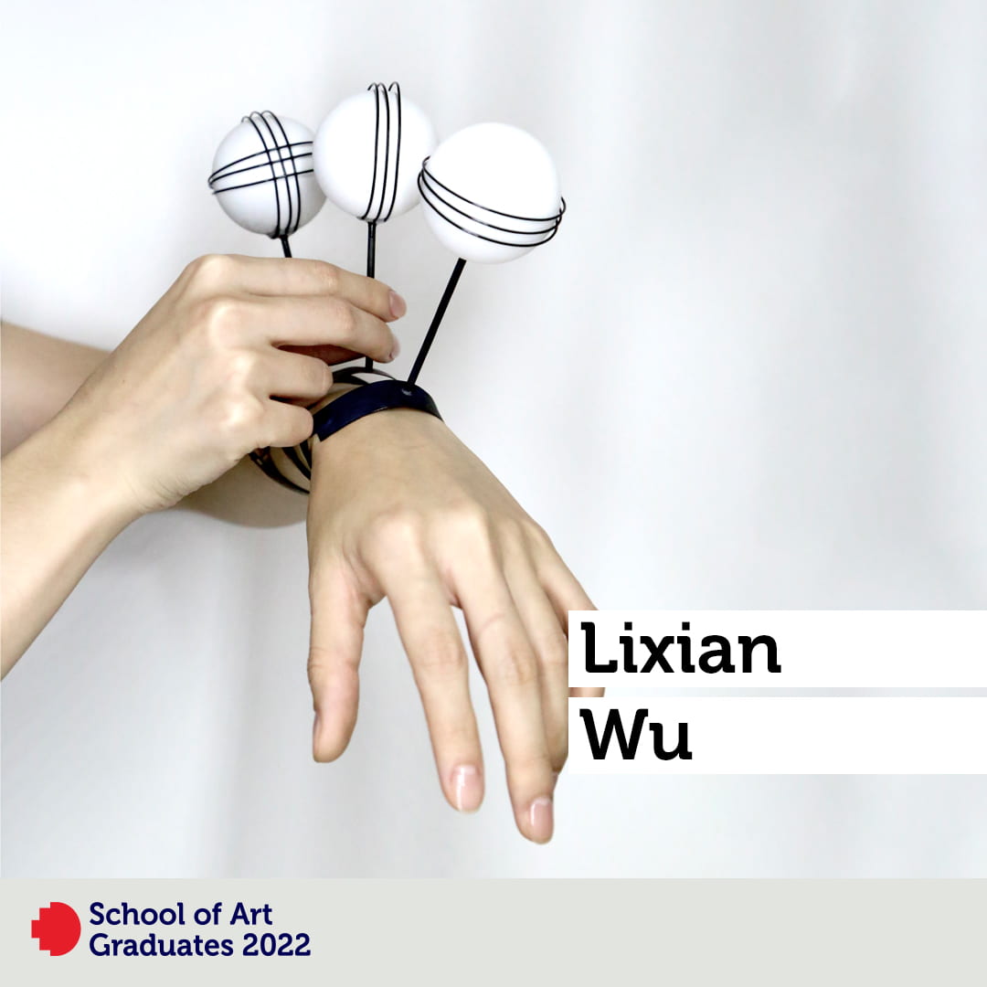 Lixian Wu, ‘bracelet, movement principle series’, Photo: Neil Zhang.