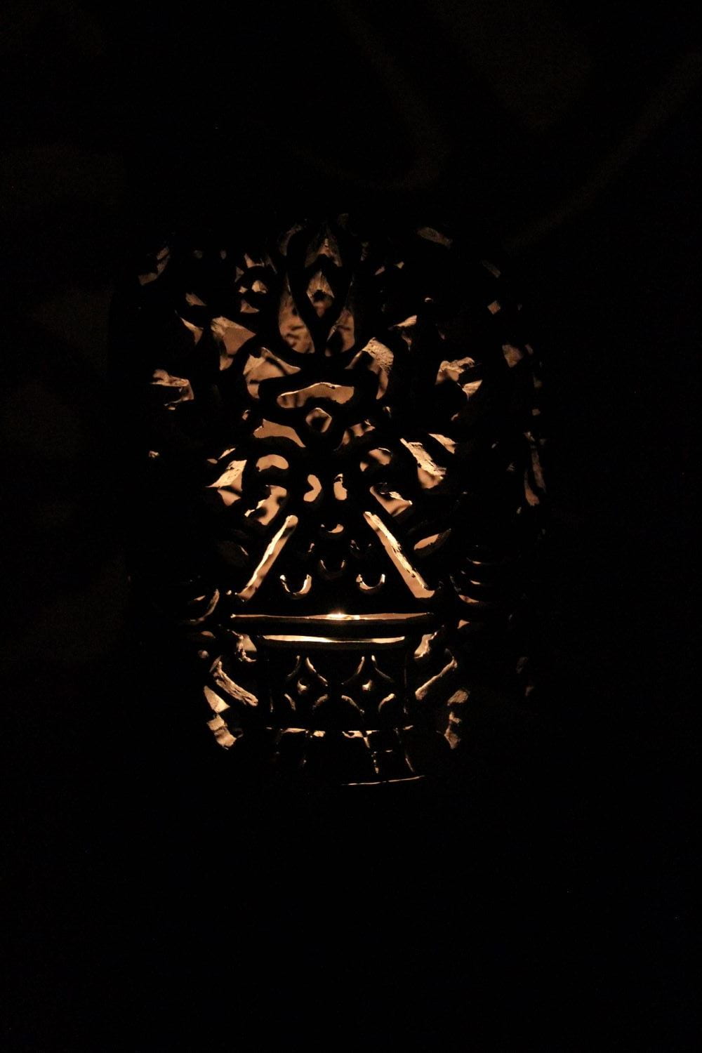 Illuminated Ceramic Lantern