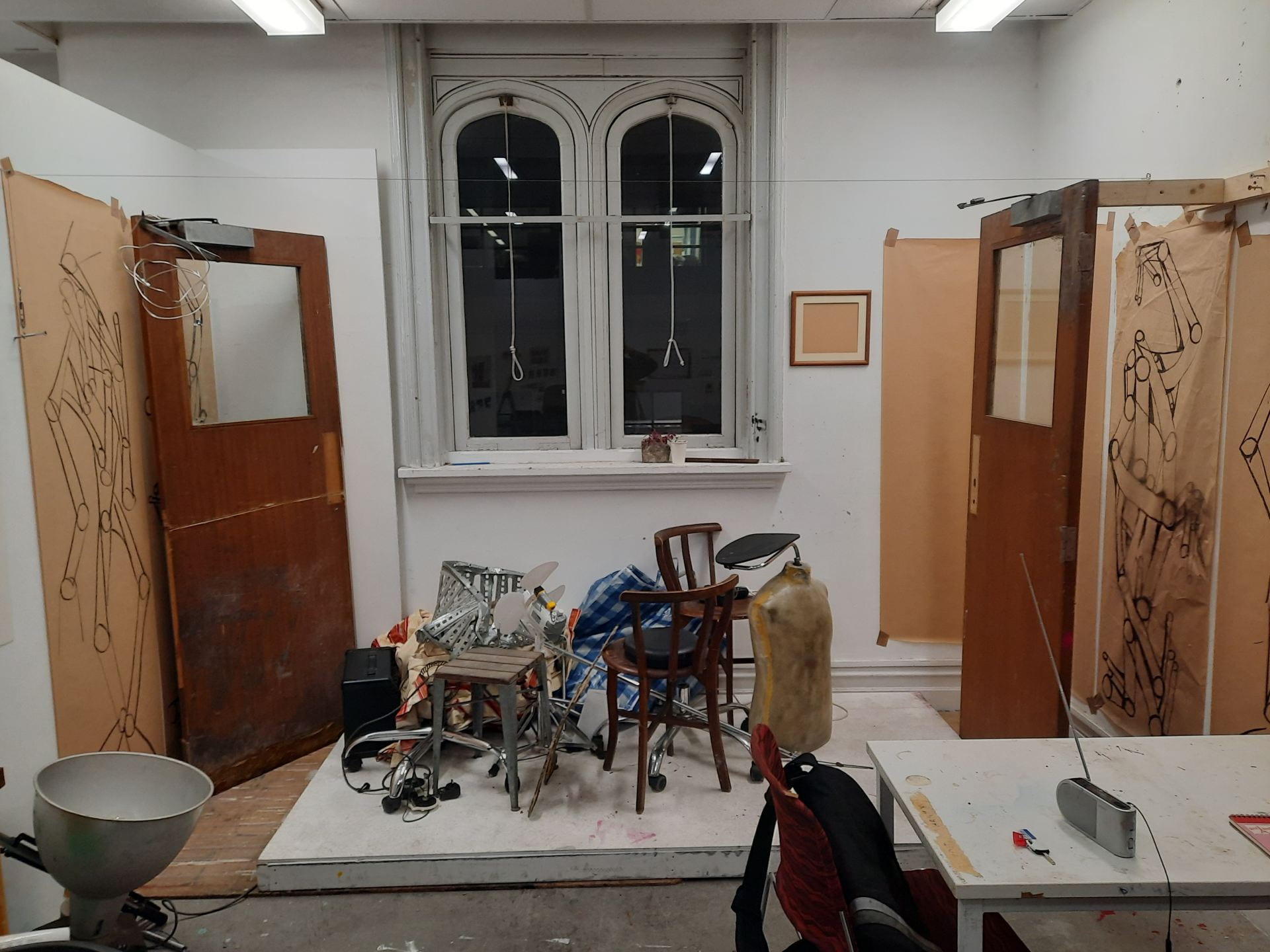 The studio holding the infinite potentiality of making
