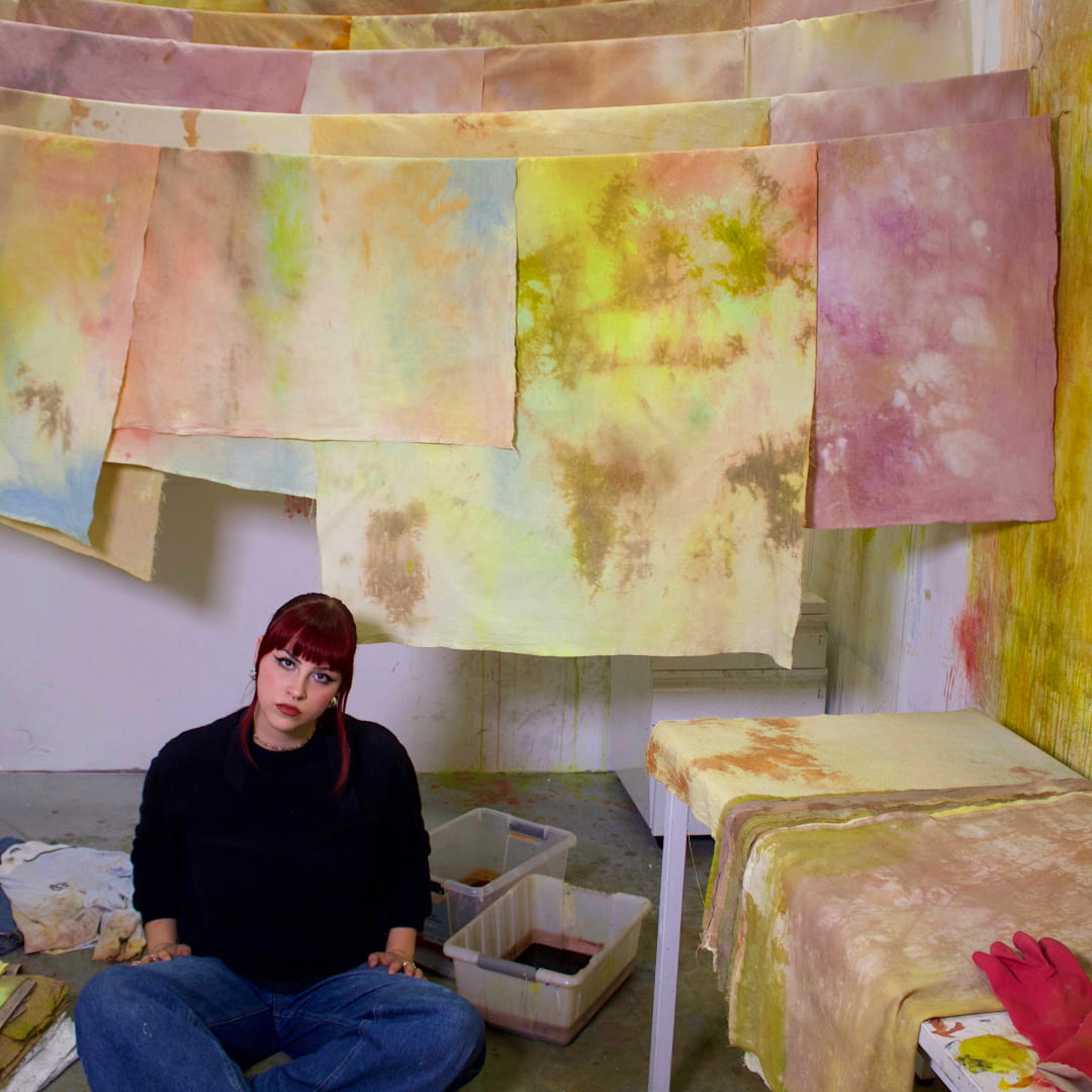 Anthea Cleary in her studio.