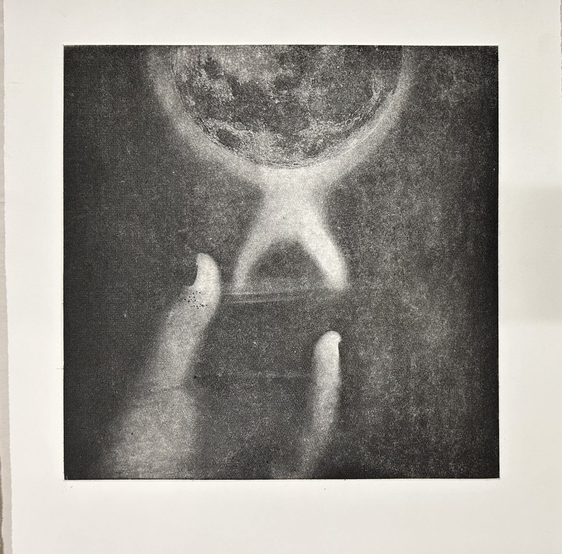 Declan Monaghan, photogravure print (in progress), 2023.