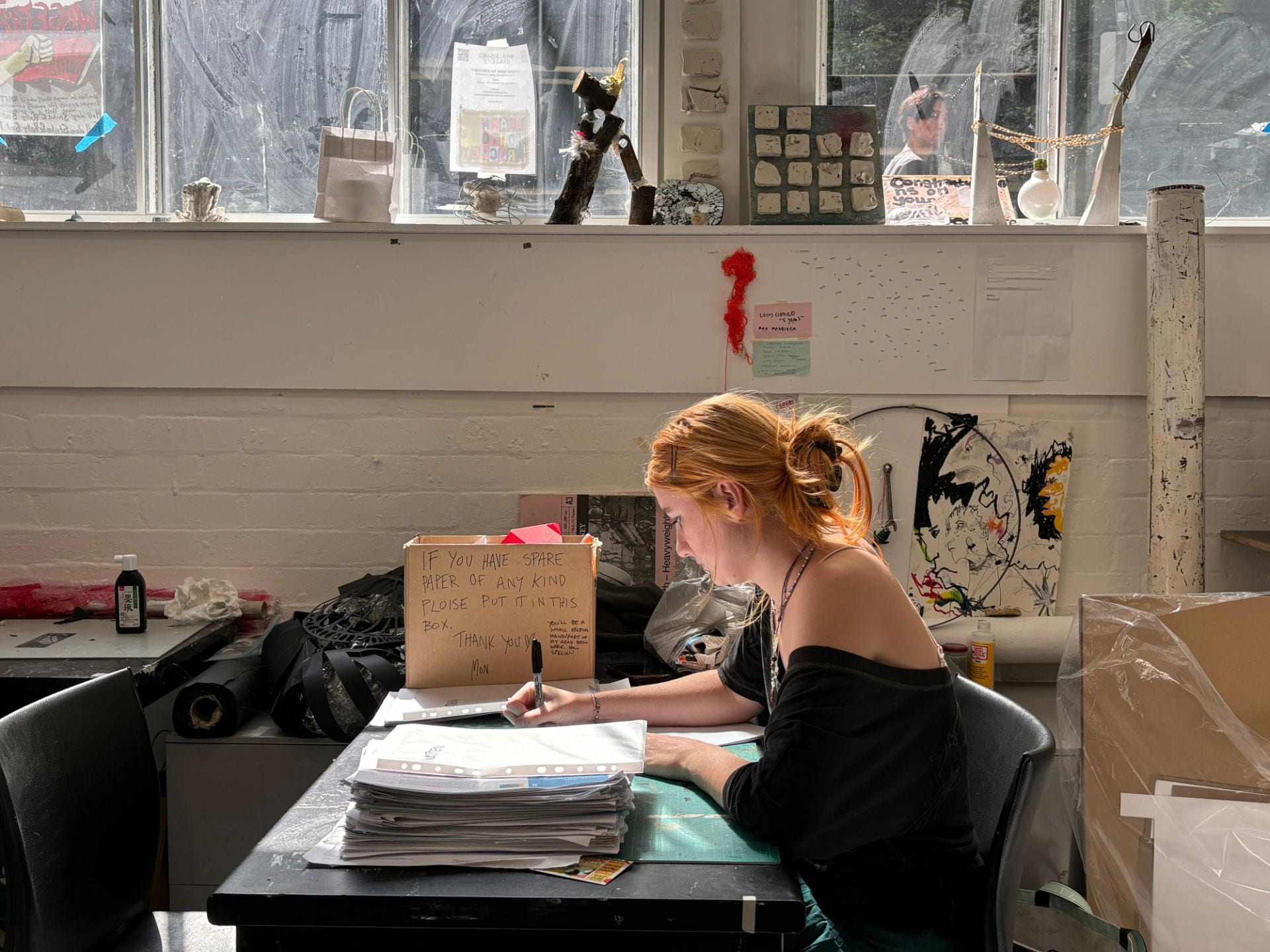 Monique in her studio, 2023